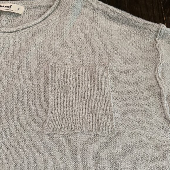 Three Bird Nest - Got you covered drop shoulder - Ash, Gray, Oversized - Small - Picture 4 of 9